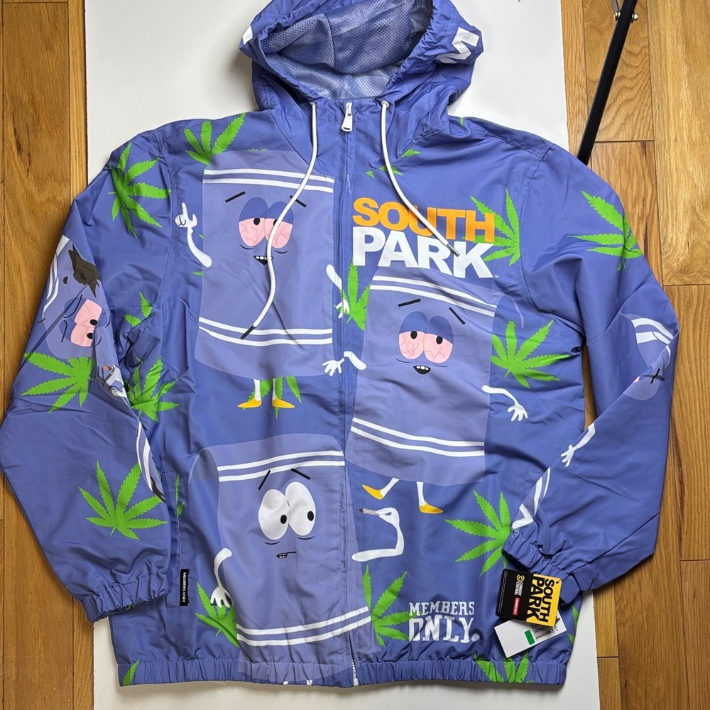Members Only Purple South Park Windbreaker‎
